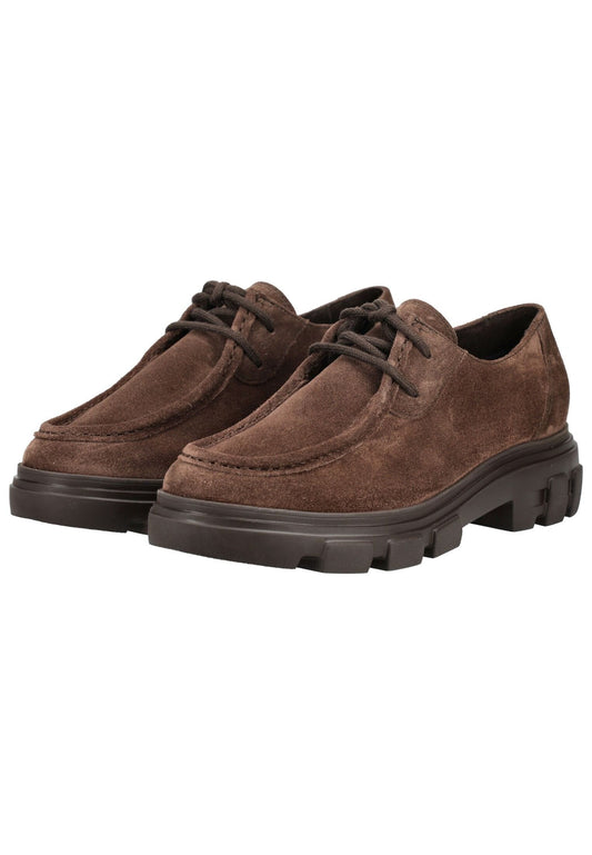 Paul Green Halbschuhe Veloursleder Wood