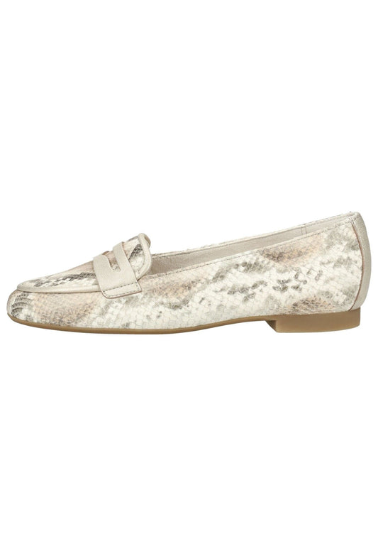 Paul Green Mokassin Glattleder Beige