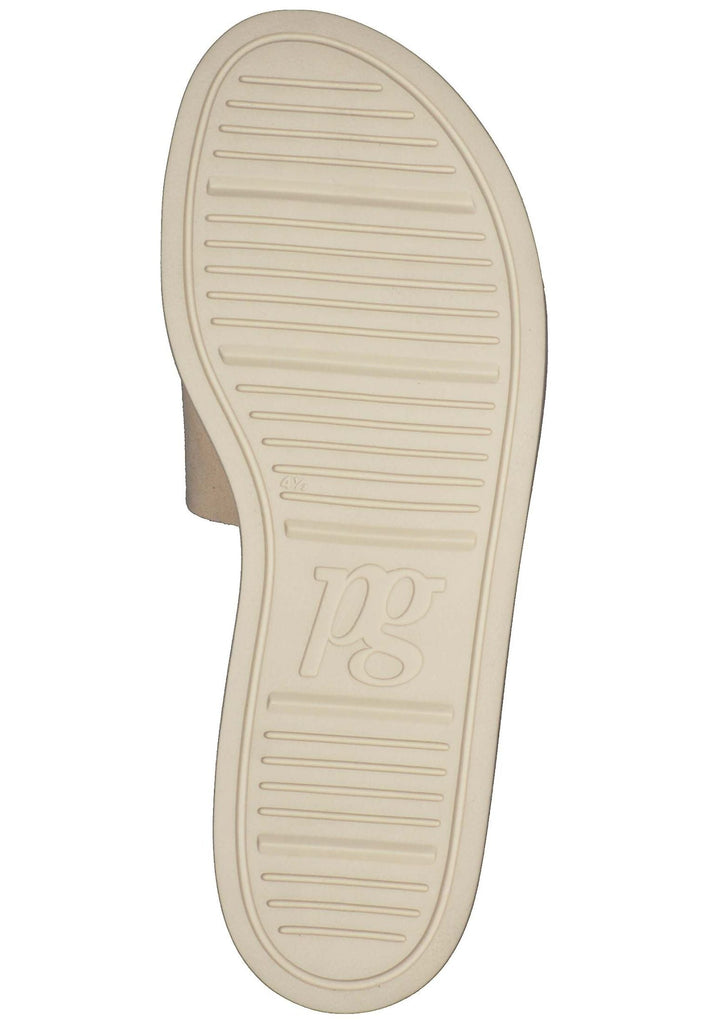 Paul Green Pantoletten Leder Beige