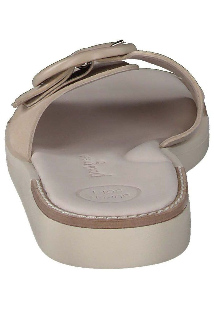 Paul Green Pantoletten Leder Beige