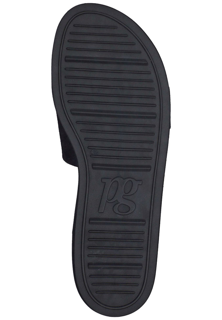 Paul Green Pantoletten Leder Schwarz