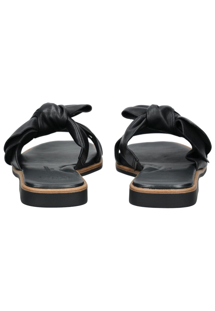 Paul Green Pantoletten Lederimitat Schwarz