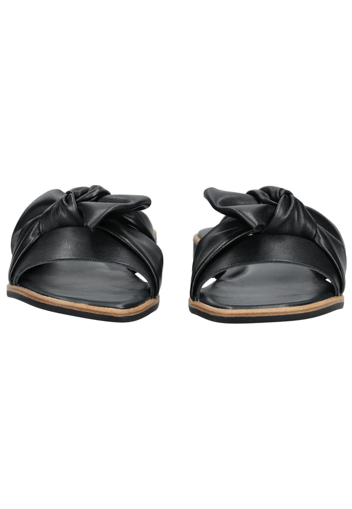 Paul Green Pantoletten Lederimitat Schwarz