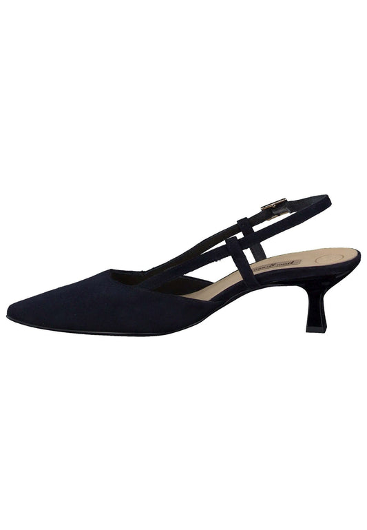 Paul Green Pumps Leder Dunkelblau