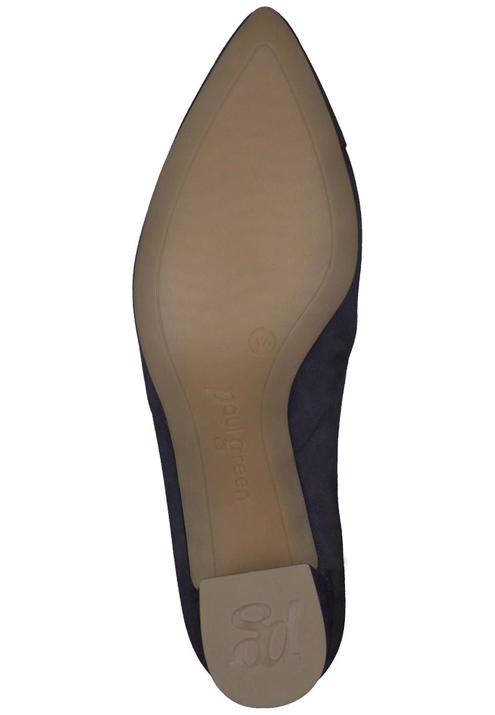 Paul Green Pumps Leder Dunkelblau