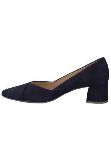 Paul Green Pumps Leder Dunkelblau