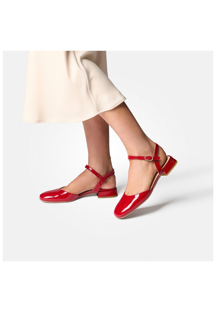 Paul Green Pumps Leder Rot Lack