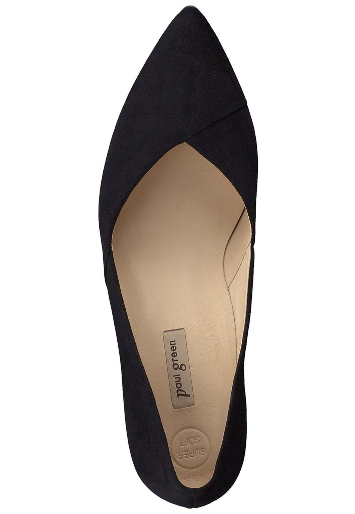 Paul Green Pumps Leder Schwarz/Beige