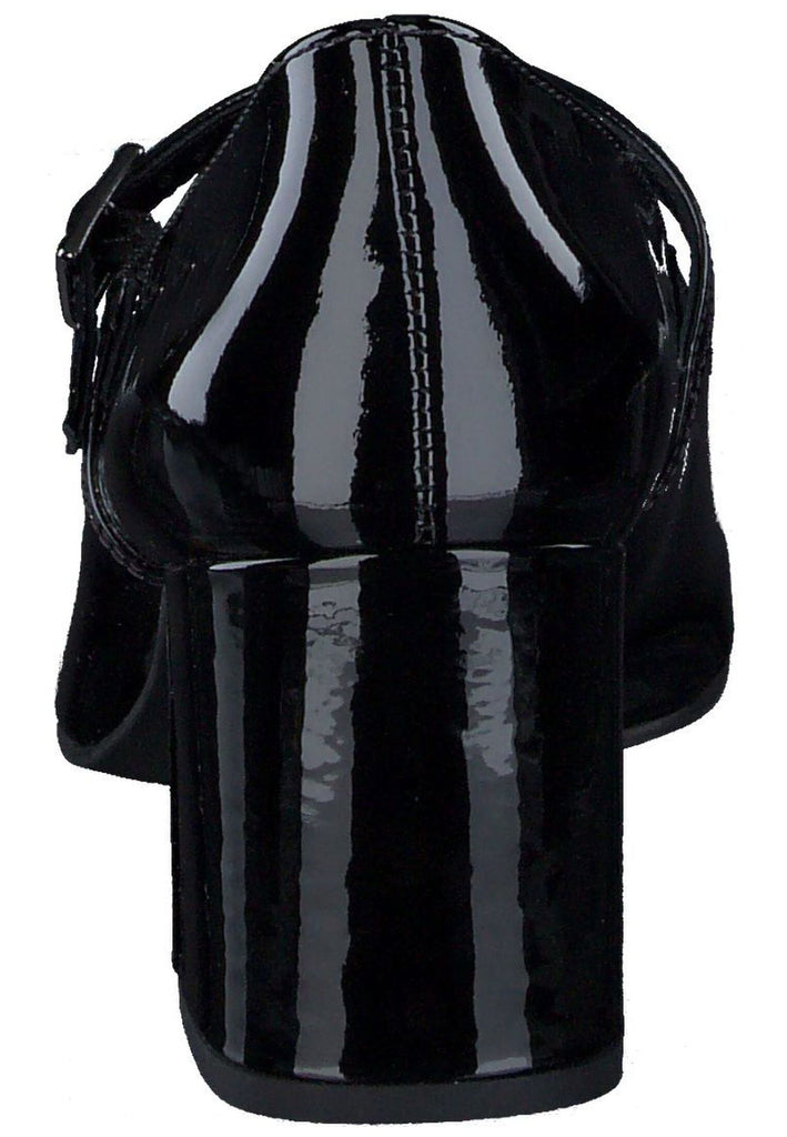 Paul Green Pumps Lederimitat Schwarz Lack