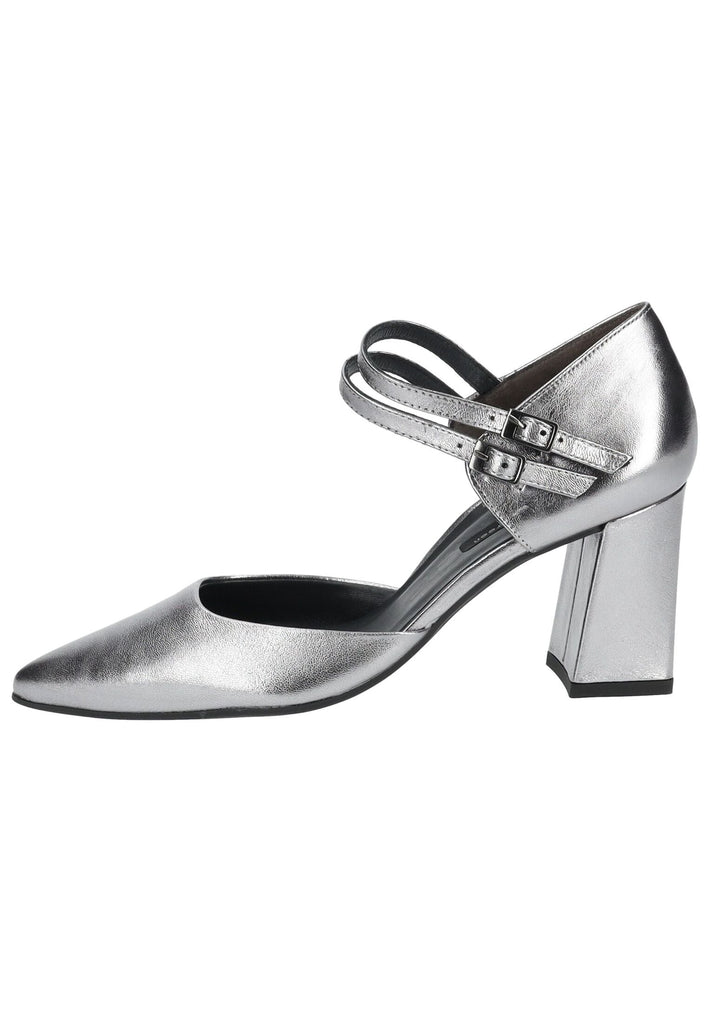 Pumps Paul Green Pumps Leder Metallic Silver