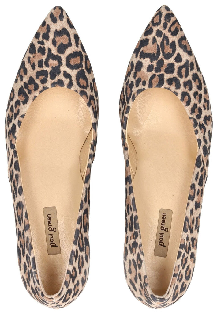Paul Green Pumps Veloursleder Leopard