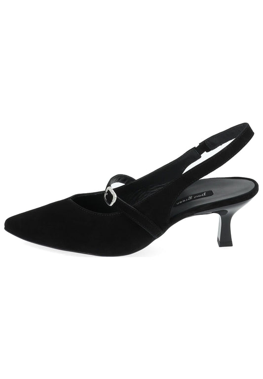 Paul Green Pumps Veloursleder Schwarz