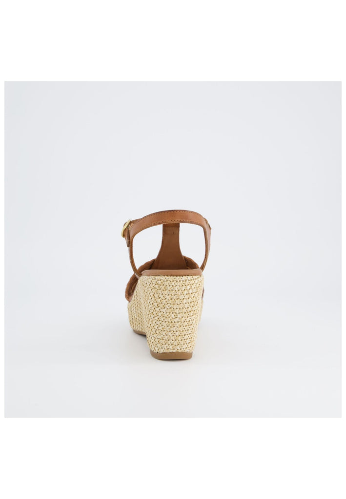 Paul Green Sandalen Glattleder Cognac