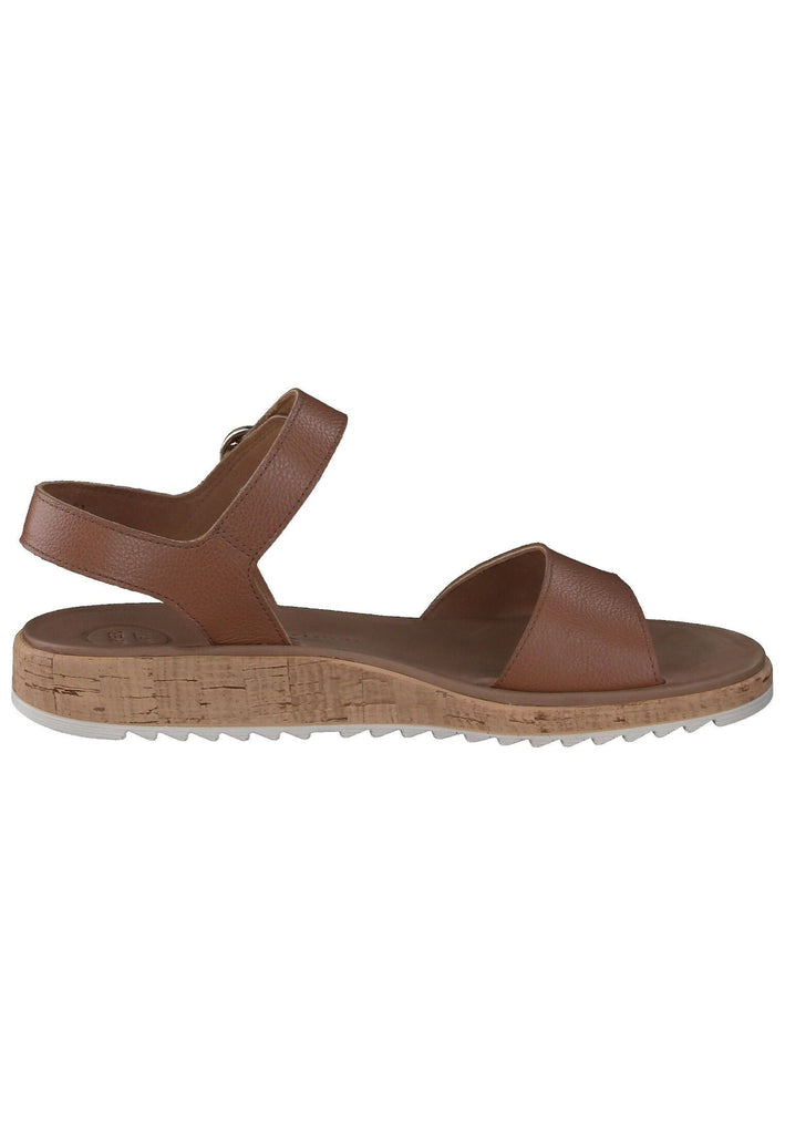 Paul Green Sandalen Glattleder Cognac