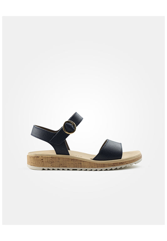 Paul Green Sandalen Glattleder Dunkelblau