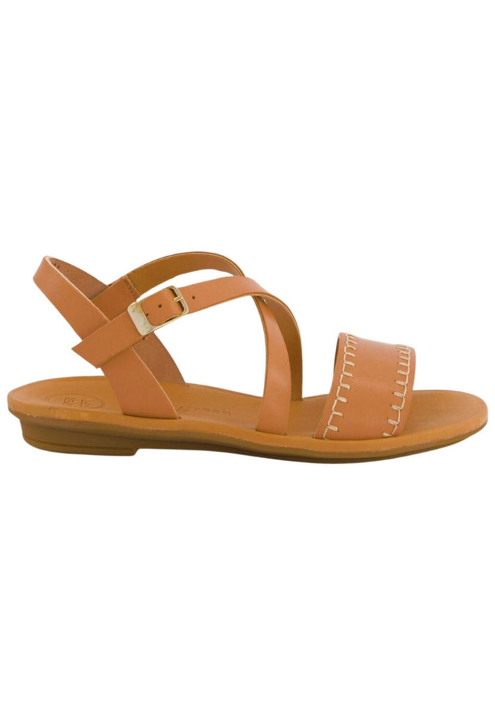 Paul Green Sandalen Glattleder Hellbraun