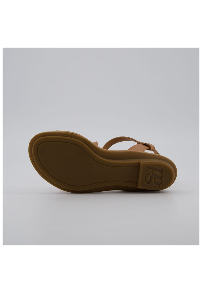 Paul Green Sandalen Glattleder Hellbraun