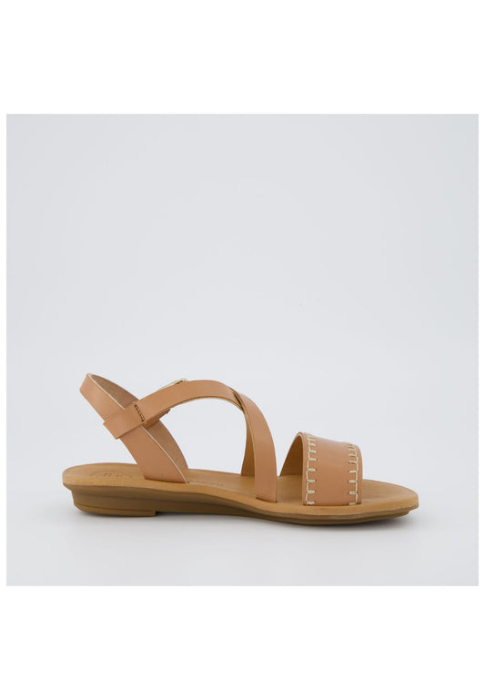 Paul Green Sandalen Glattleder Hellbraun