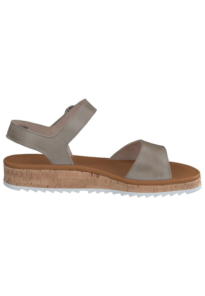 Paul Green Sandalen Glattleder Khaki