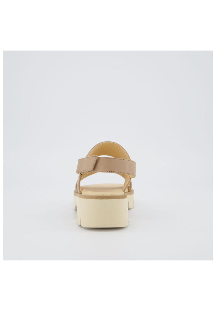 Paul Green Sandalen Glattleder Mittelbraun