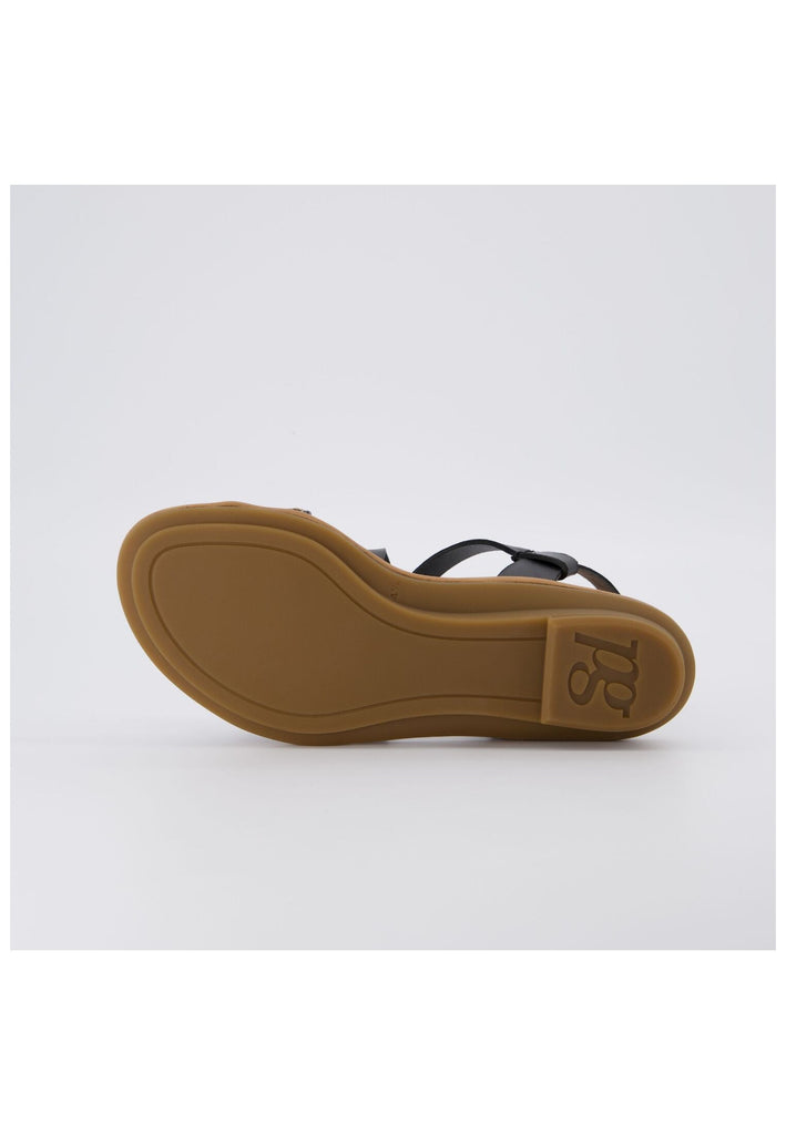Paul Green Sandalen Glattleder Schwarz