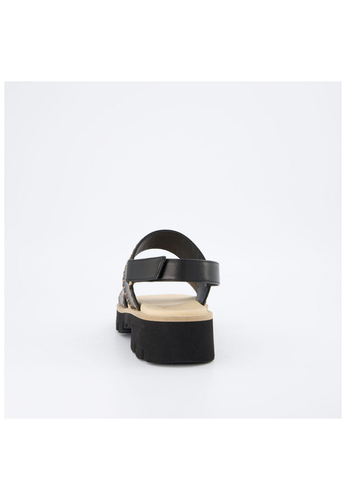 Paul Green Sandalen Glattleder Schwarz