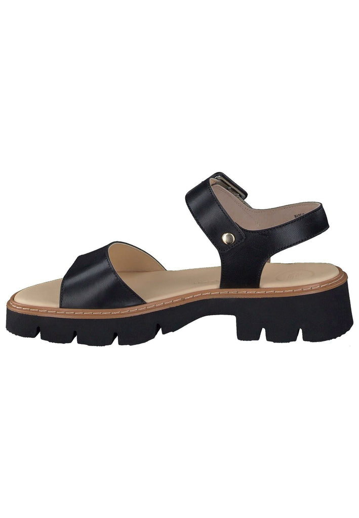 Paul Green Sandalen Glattleder Schwarz