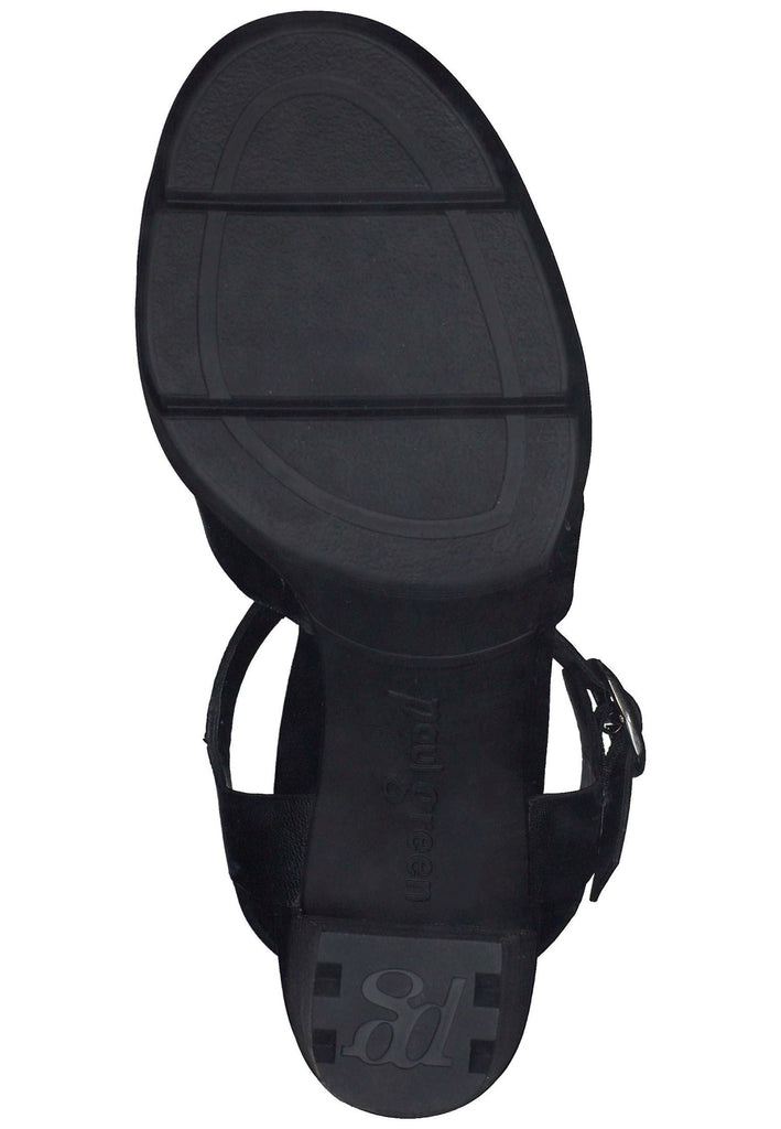 Paul Green Sandalen Glattleder Schwarz