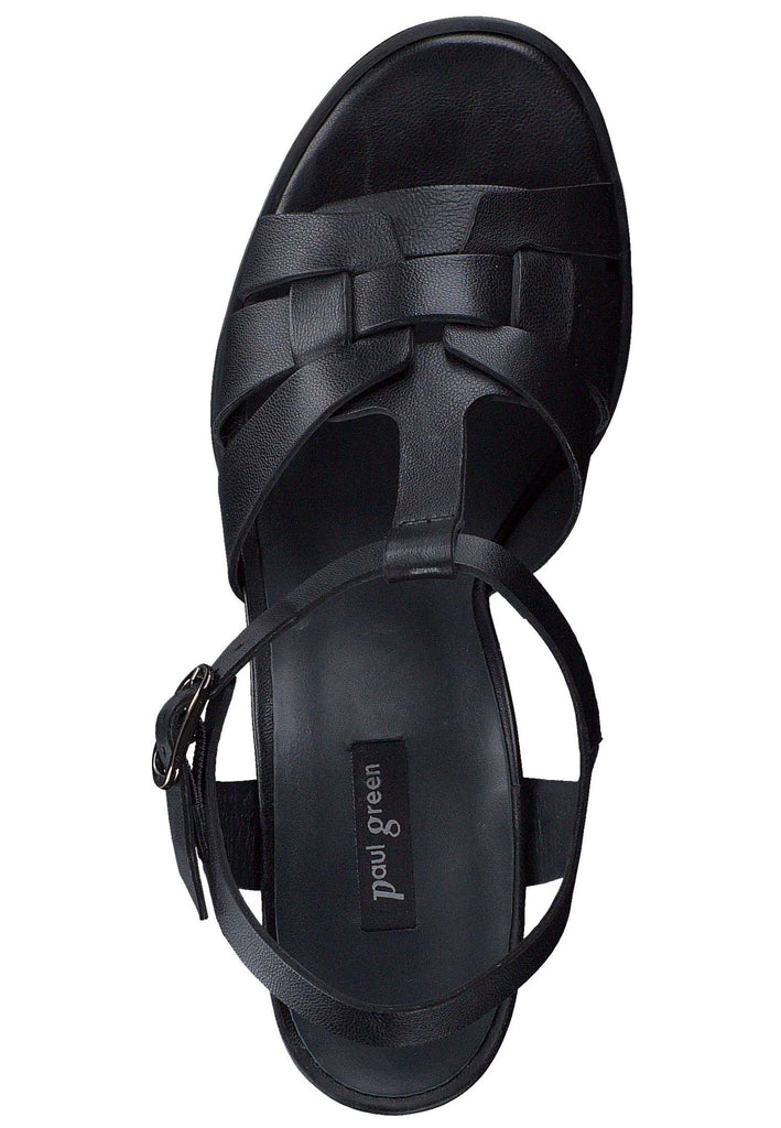 Paul Green Sandalen Glattleder Schwarz