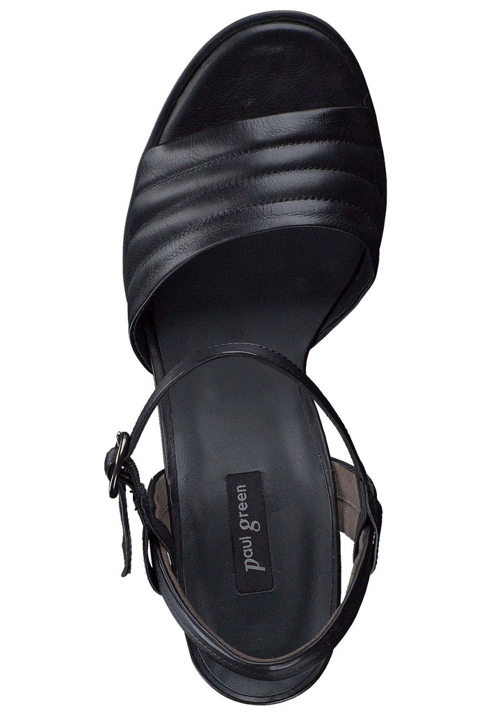 Paul Green Sandalen Glattleder Schwarz