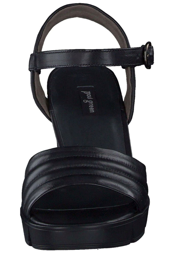 Paul Green Sandalen Glattleder Schwarz