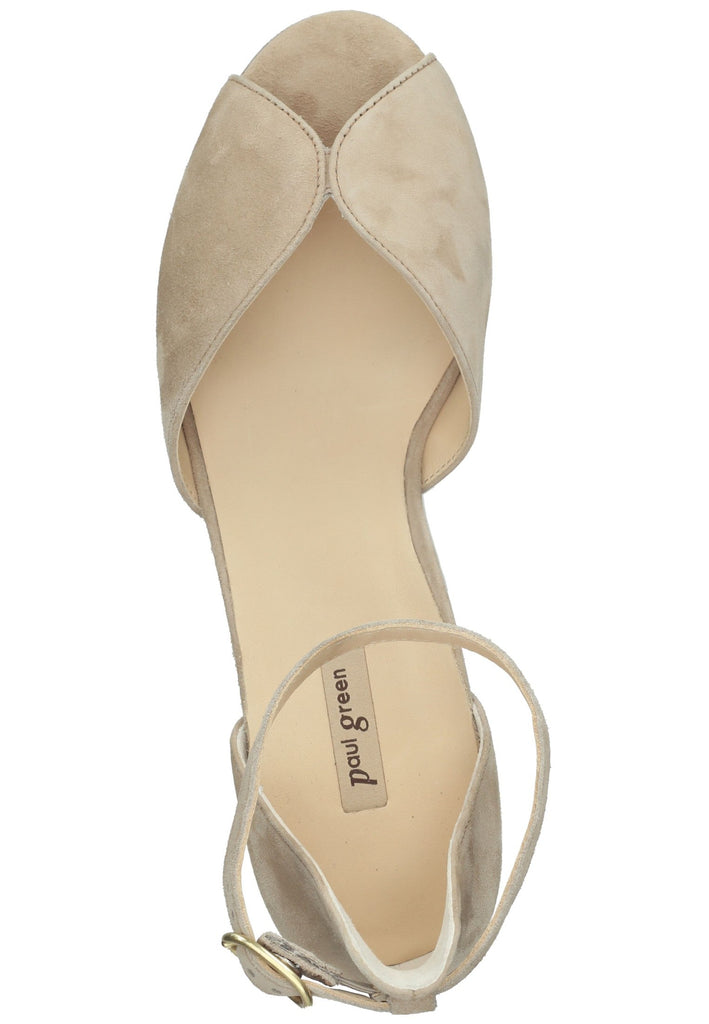 Paul Green Sandalen Leder Champagne