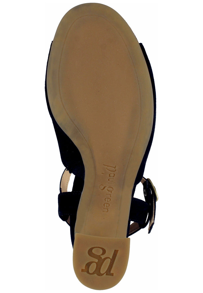 Paul Green Sandalen Leder Dunkelblau