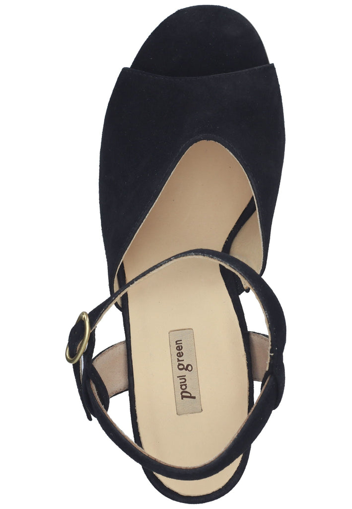 Paul Green Sandalen Leder Dunkelblau