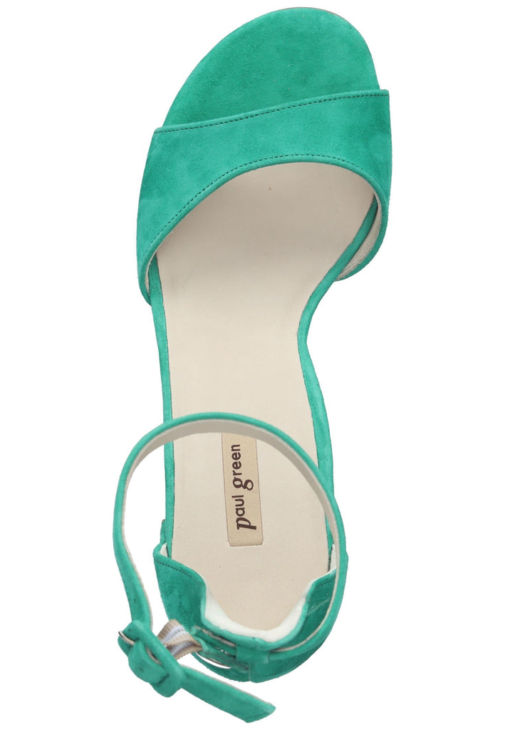 Paul Green Sandalen Leder Grün