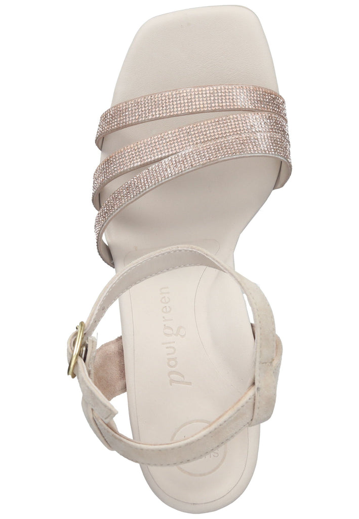 Paul Green Sandalen Leder Hellbraun