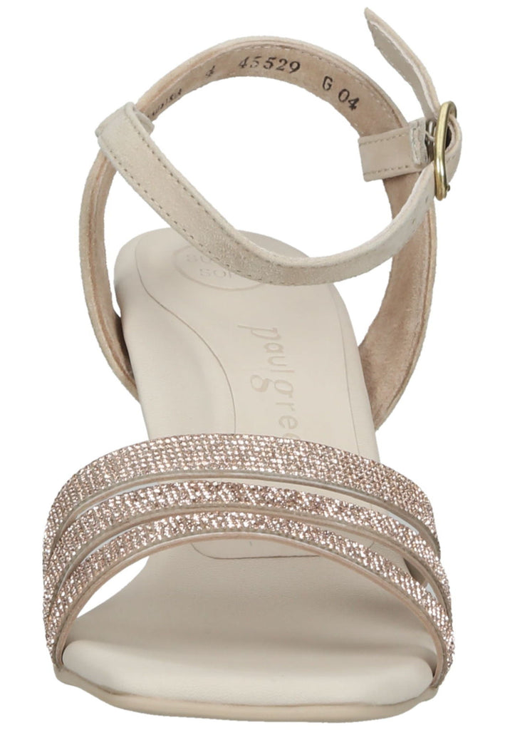 Paul Green Sandalen Leder Hellbraun