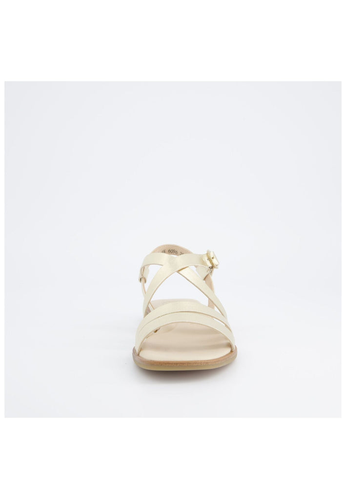 Paul Green Sandalen Leder Platin