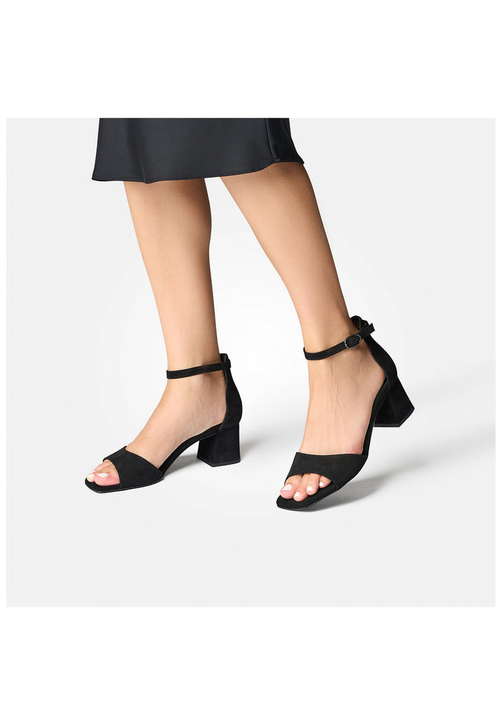 Paul Green Sandalen Leder Schwarz