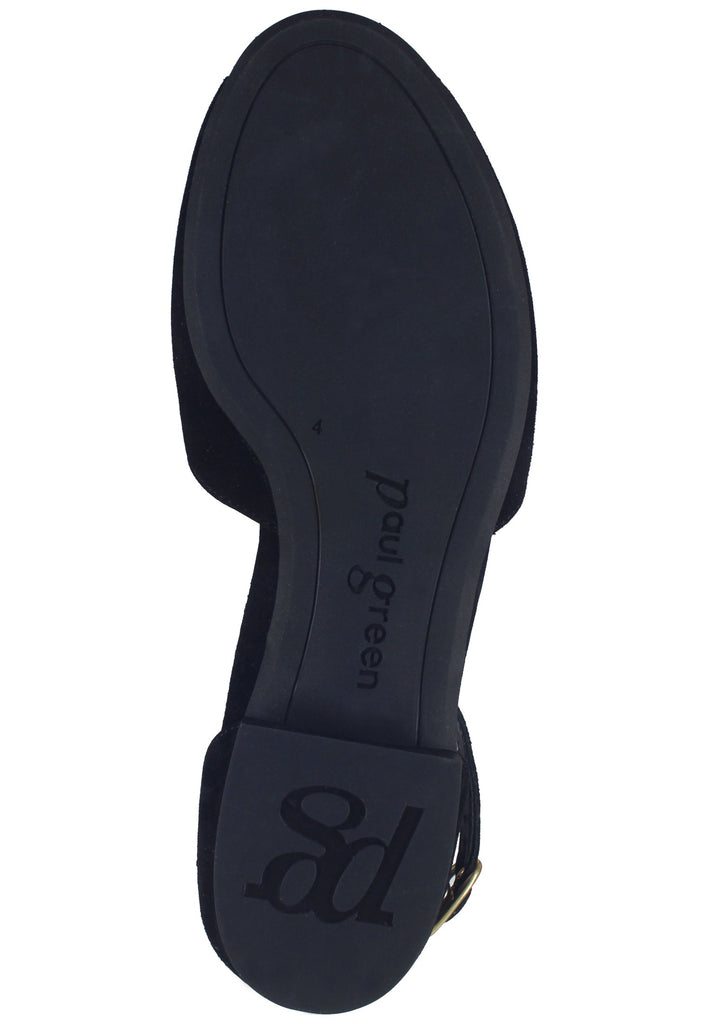 Paul Green Sandalen Leder Schwarz