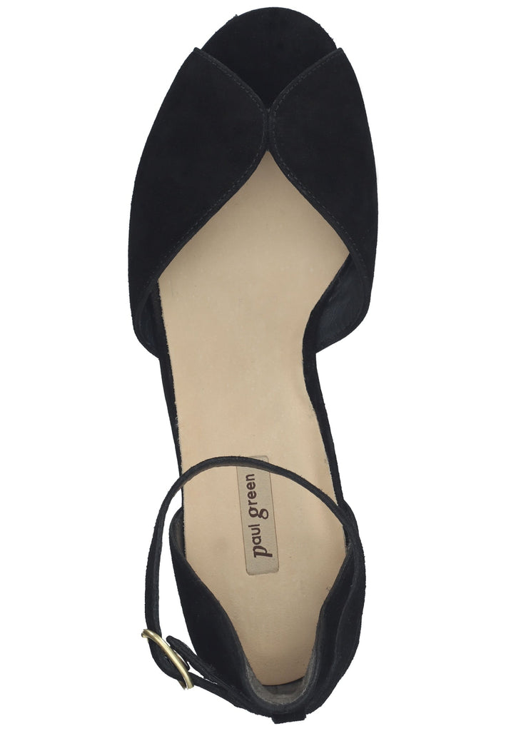 Paul Green Sandalen Leder Schwarz