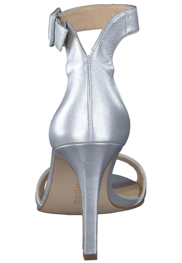 Paul Green Sandalen Leder Silber