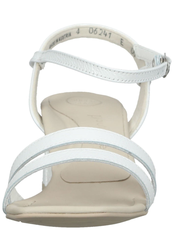 Paul Green Sandalen Leder Weiß Lack