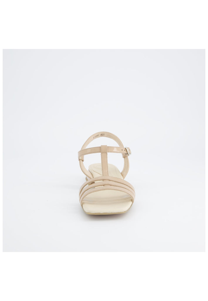 Paul Green Sandalen Lederimitat Beige Lack