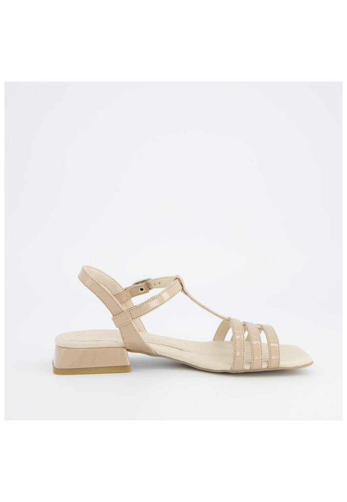 Paul Green Sandalen Lederimitat Beige Lack