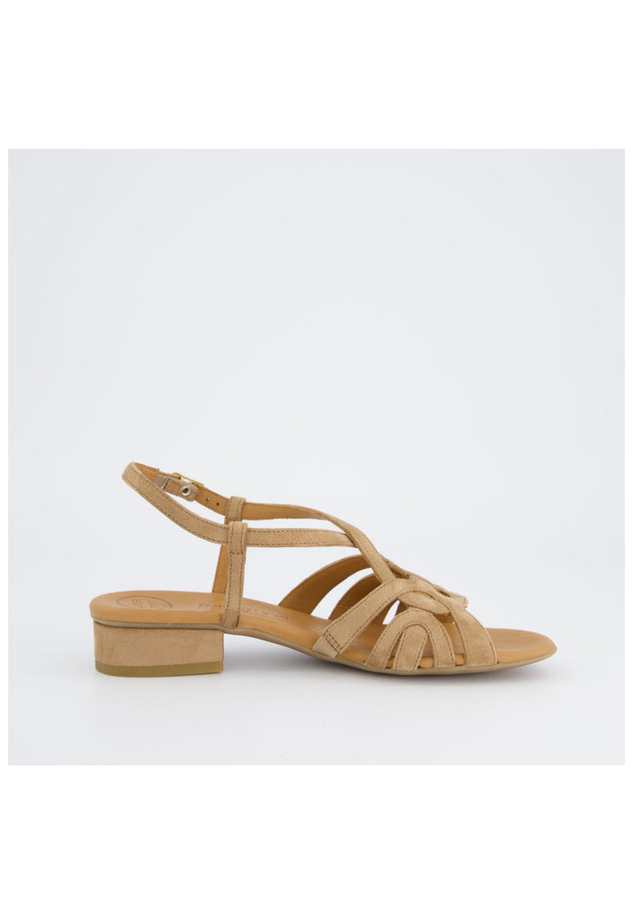 Paul Green Sandalen Lederimitat Hellbraun