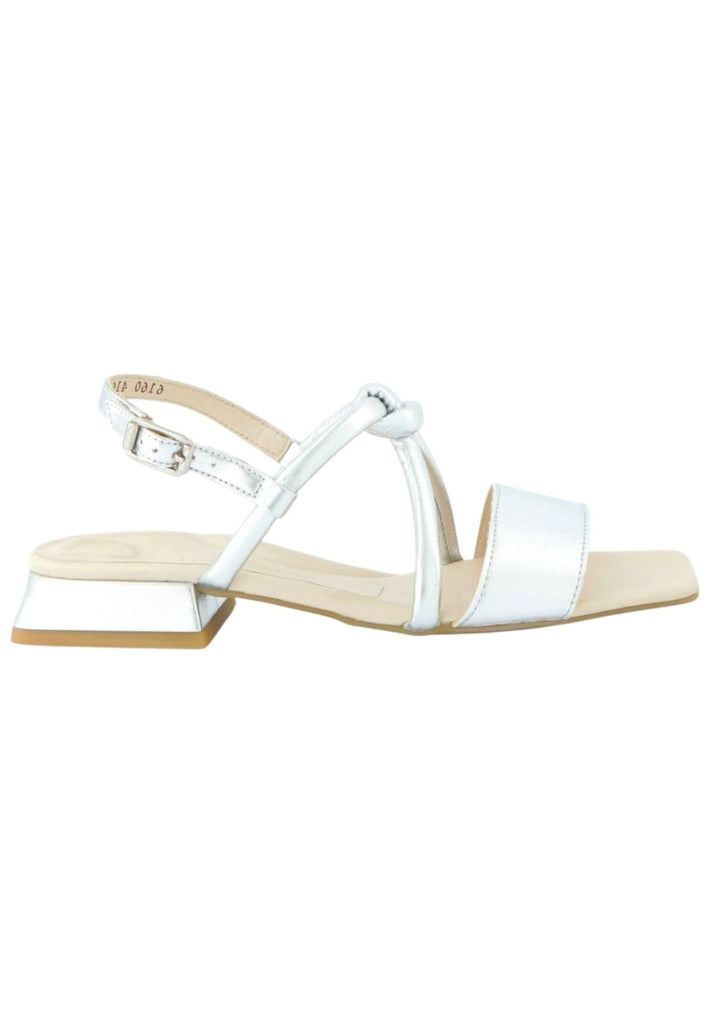 Paul Green Sandalen Lederimitat Metallic Silver