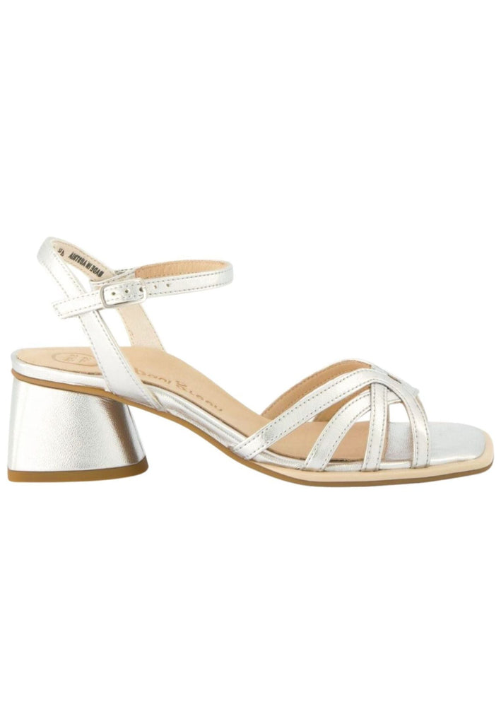 Paul Green Sandalen Lederimitat Metallic Silver