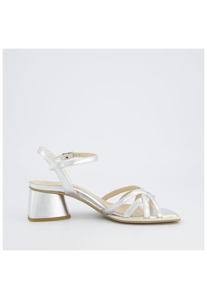 Paul Green Sandalen Lederimitat Metallic Silver