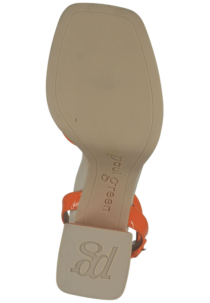 Paul Green Sandalen Lederimitat Orange